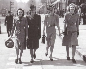 "Women in the 1940's - Fashion"