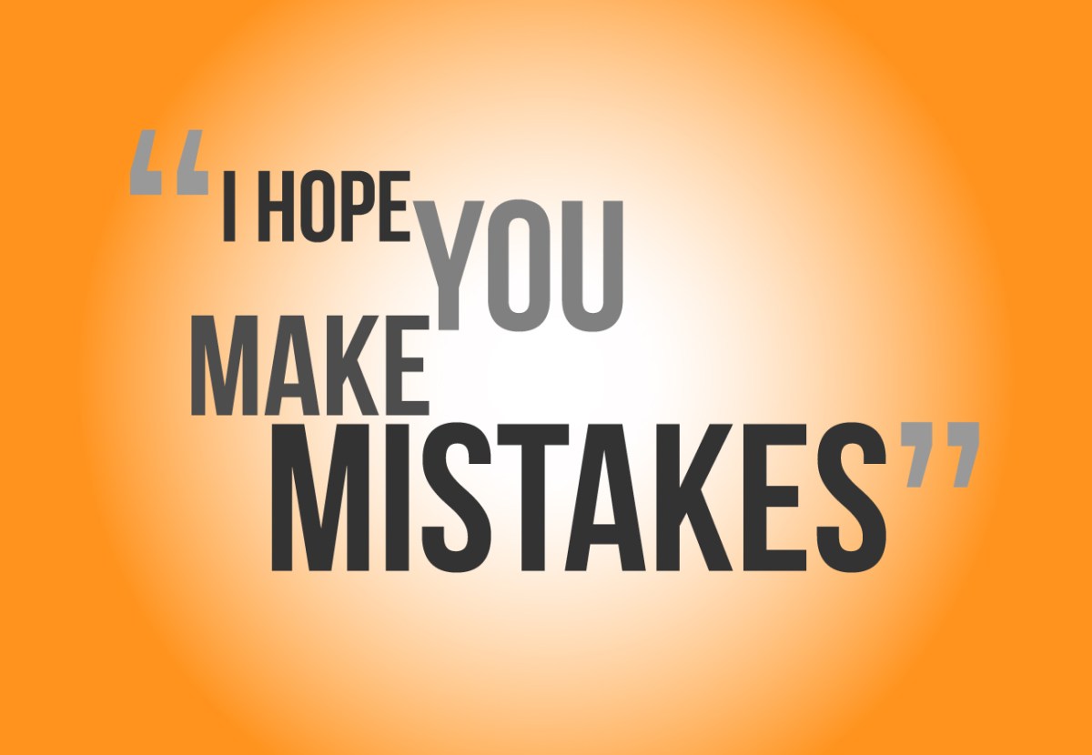 English Corner – Embrace Your&nbsp;Errors