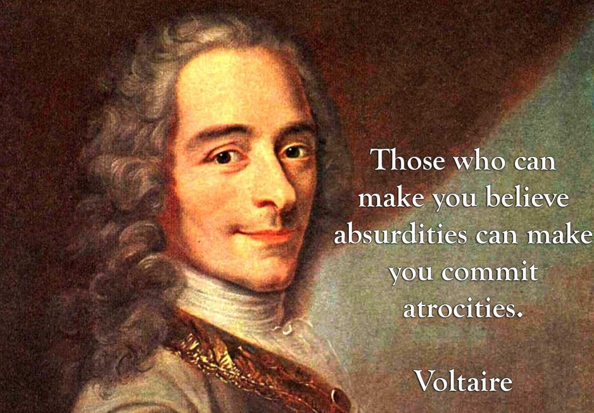 My Thoughts on Voltaire’s Most Relevant Quote&nbsp;Today