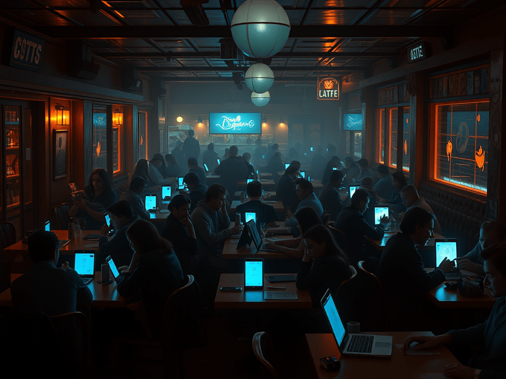 A Café Full of Blank&nbsp;Faces